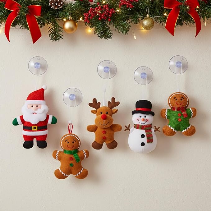 60 Pcs Aquarium Suction Cups with 60 Pcs Adjustable Zip Ties Set, Small Suction Cups for Aquarium Plant Holder Fish Tank Plants Kitchen Christmas Hanging Organization