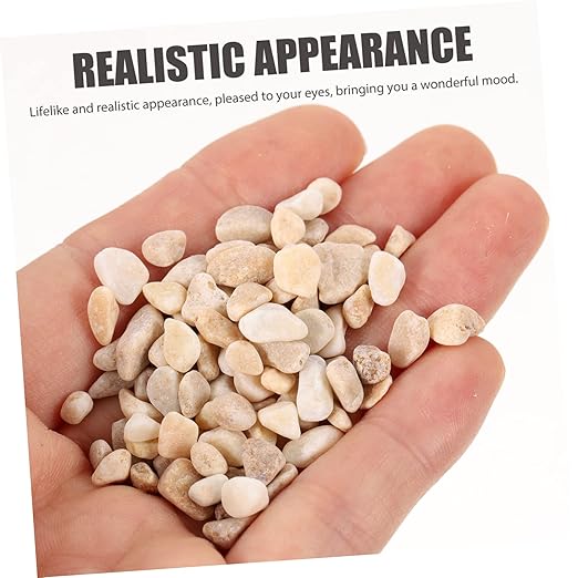 Totority 1bag Bag of Decorative Stones for Landscapes Garden Rock for Dioramas Scenery Basing for Terrariums and Bonsai Decor