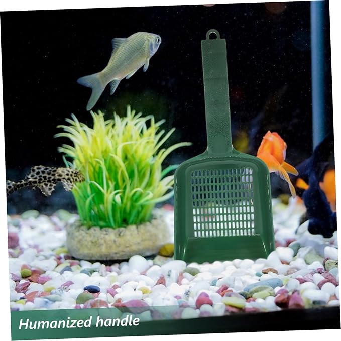 Abaodam Aquarium Sand Shovel for Fish Tank Cleaning Efficient Debris Removal Tool for Aquatic Environments Material Minimalist Design for Home Aquariums and Gardens