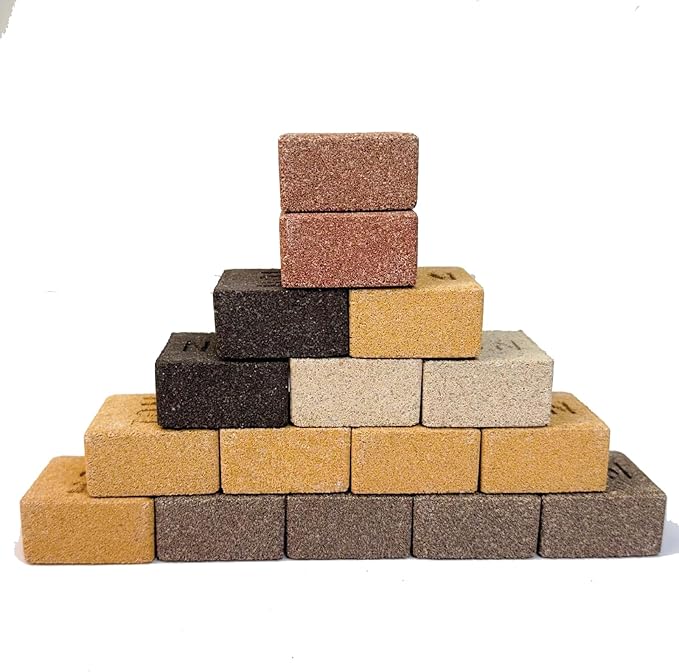 Bio Filter Media Square Brick 16 Pieces for Aquarium Filter System to Improve Water Quality, Universal Use | PH Balance | Durable