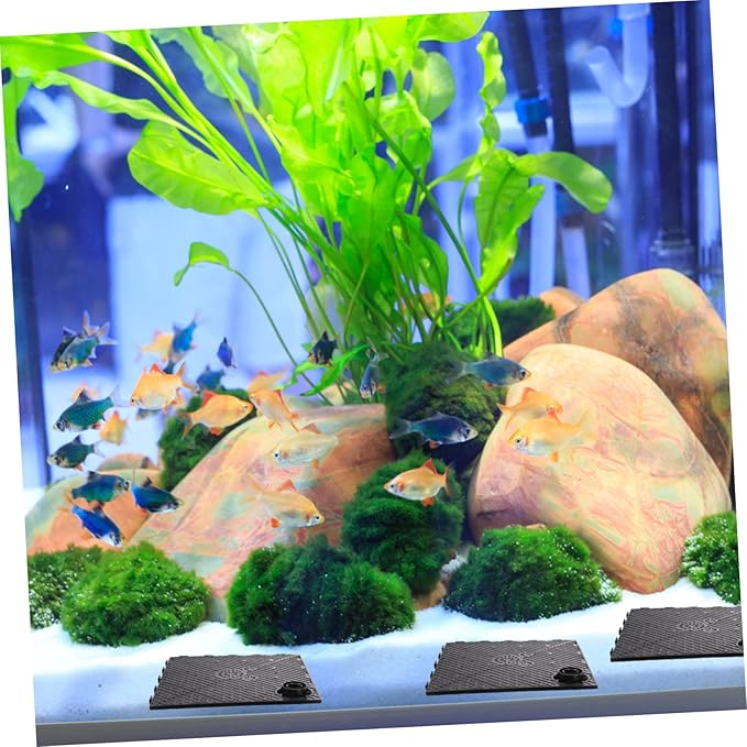 TOYANDONA 5Pcs Sand Dividing Boards for Aquarium Bottom Filtering Plates for Fish Tank Easy Installation Suitable for Freshwater and Saltwater Durable Plastic Grid Design
