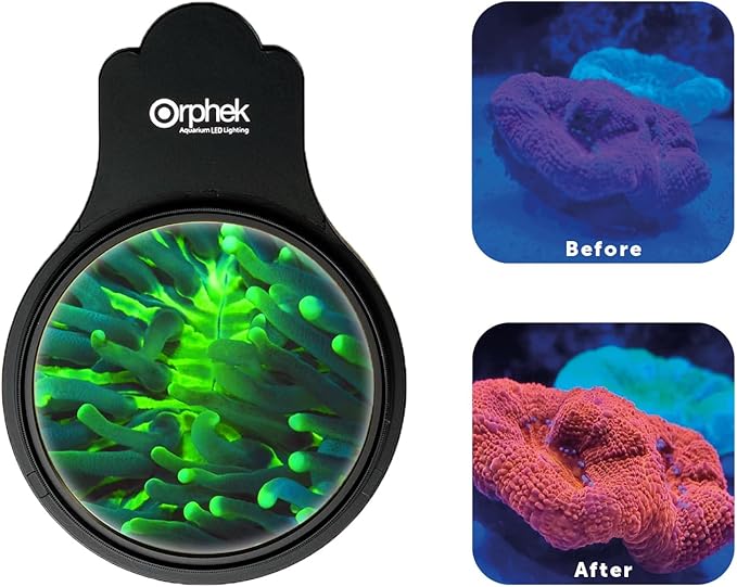 Orphek Omini 77mm Lens Kit for Aquariums and Cameras for Better Viewing and Photography