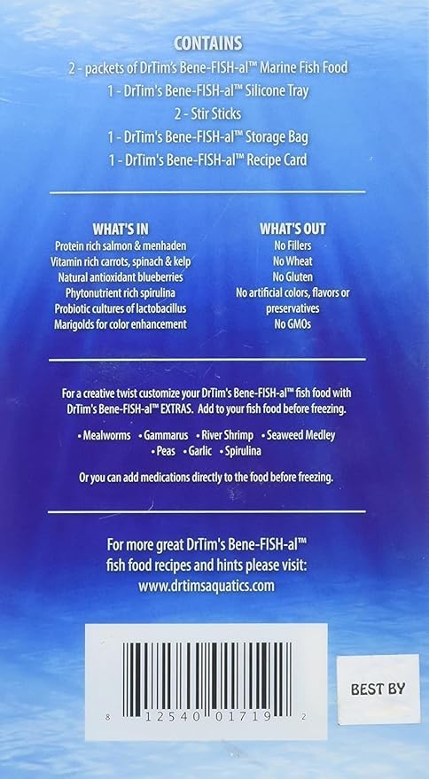 DrTim's Aquatics Marine Fish Food Starter Kit