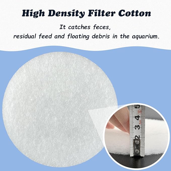 SHIGATSU Fine Filter Pads for Eheim Classic 350 2215 (6pcs)