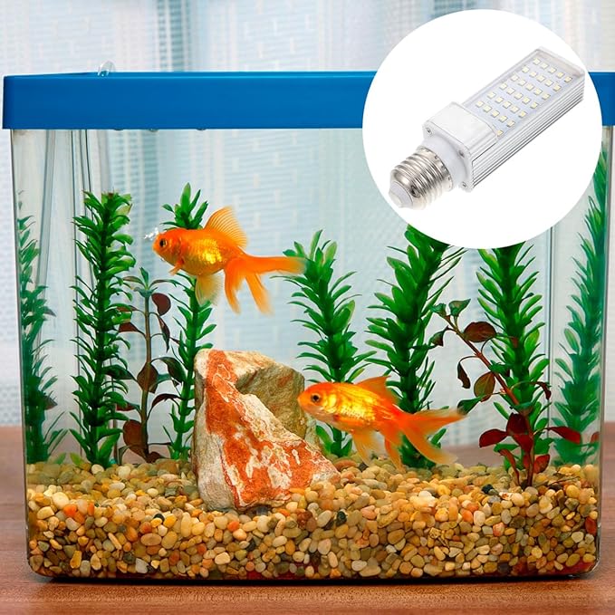 E27 Led Lamp for Aquarium Fish Tank Corn Light for Tropical Plant Growth Fits Fish Pod and Box Aquarium Lighting