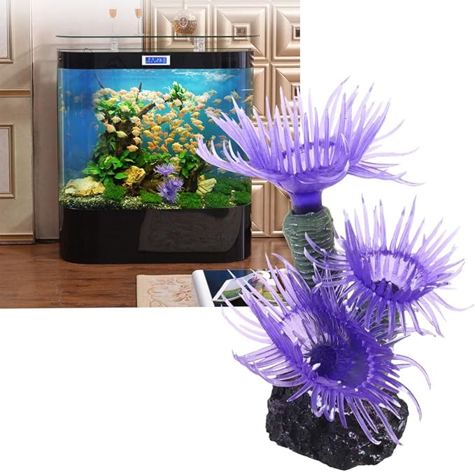POPETPOP Aquarium Coral: Resin Fish Tank Reef Artificial Coral for Aquarium Decoration