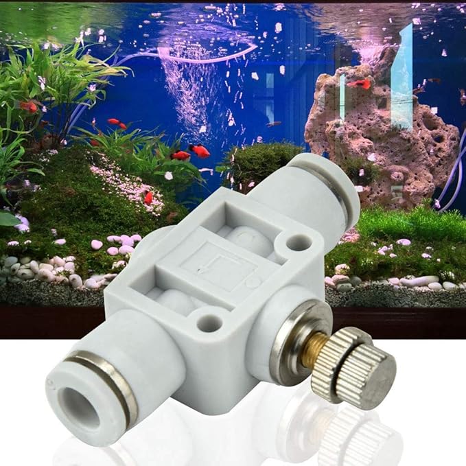 Fish CO2 Generator, Air Flux Control Valve, Regulator and Diffuser, CO2 Special FinE Tuning Valve, Aquarium Setups and Homemade Regulating