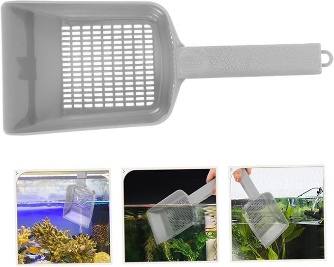 VANZACK Aquarium Sand Shovel Drainage Efficient Fish Tank Cleaning Tool for Gravel and Sediment Removal Design for Easy Operation and Maintenance
