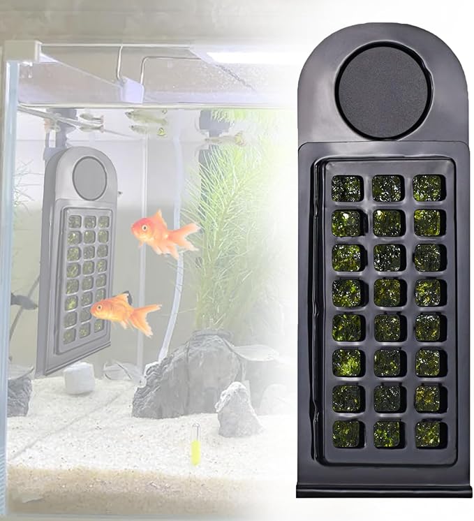 Magnetic Aquarium Seaweed Clip & Feeder - Floating Nori Holder for Tangs, Marine & Freshwater Fish (1 Pc)