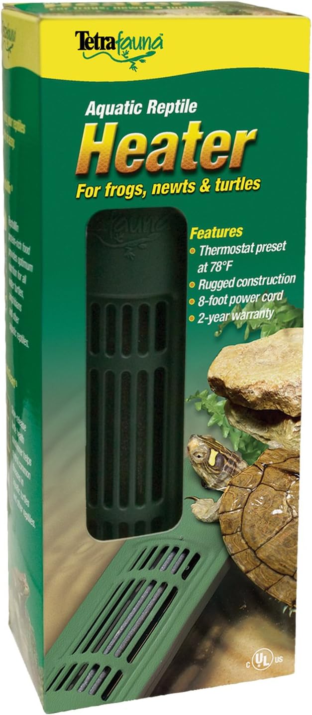TetraFauna Aquatic Reptile Heater 100 Watts, For Frogs, Newts And Turtles, Green