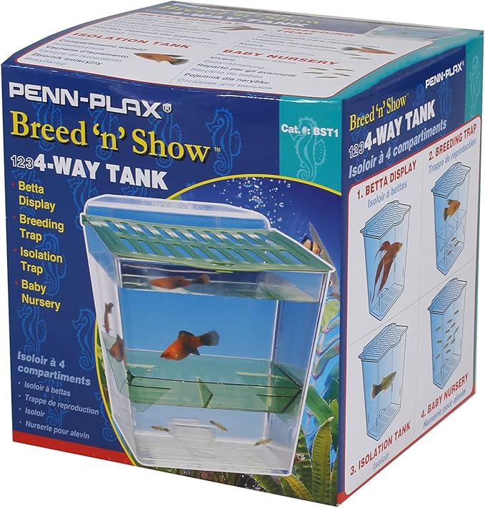 Penn-Plax Breed and Show Nursery Fish Tank