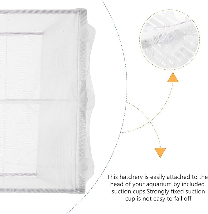 2Pcs Aquarium Fish Hatchery Box Tank Guppy Breeding Net Breeding Tank Baby Fish Separator for Baby Shrimp Guppy Clownfish