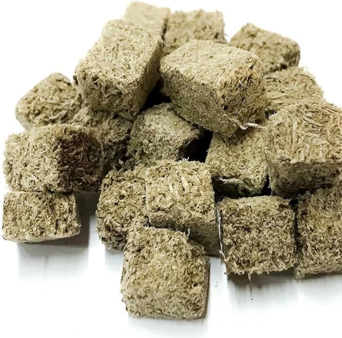 Freeze Dried Tubifex Worm Cubes - Tubifex Worms Provide Balanced Diet for A Wide Variety of Tropical Fish (8 oz)