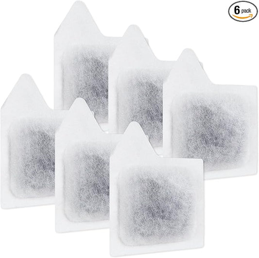 6 Pack XS Replacement Filter Cartridge for Tetra Whisper Extra Small Fish Tanks Filters, Extra Small Filter Cartridges Replacement for Aquarium Filter to 3 Gallons