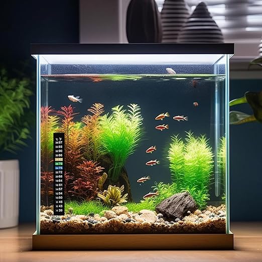 18 PCS Aquarium Thermometer Strips Stick on Fish Tank Temperature Gauge, Temperature Sensing Digital Stickers for Jars Fermentation Brewing, 39-97 °F & 54-108 °F & 63-93 °F