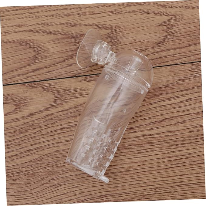 NOLITOY 3pcs Automatic Shrimp Feeder with Cover Transparent Feeding Cup for Fish Tank Easy Installation with Cup Design for Aquariums and Fish Tanks