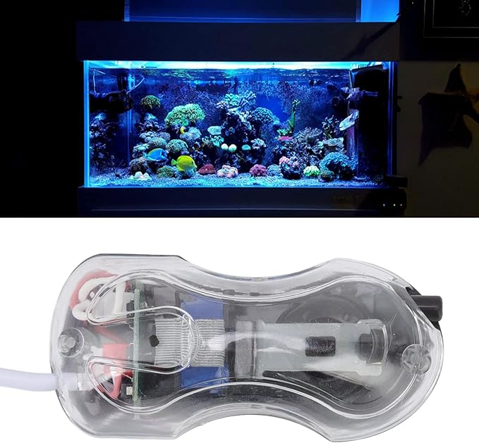 Fish USB Air Pump, DC 5V 0.8W Ultra Quiet Portable Mini USB Oxygen Air Pump with Suction Cups for Fish, Rechargeable and Portable Fish Aerator Pump Accessories