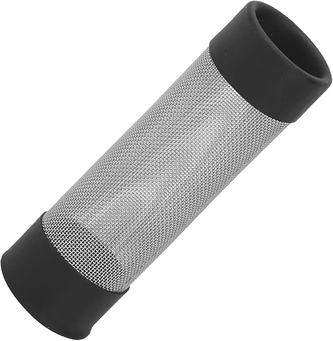 Aquarium Intake Filter Mesh Cover Fish Mesh Net Strainer Metal Pre Filter Tube Filter Accessory Stainless Steel Mesh Inflow Guard Intake Cover for Shrimp and Fish (Internal Diamete