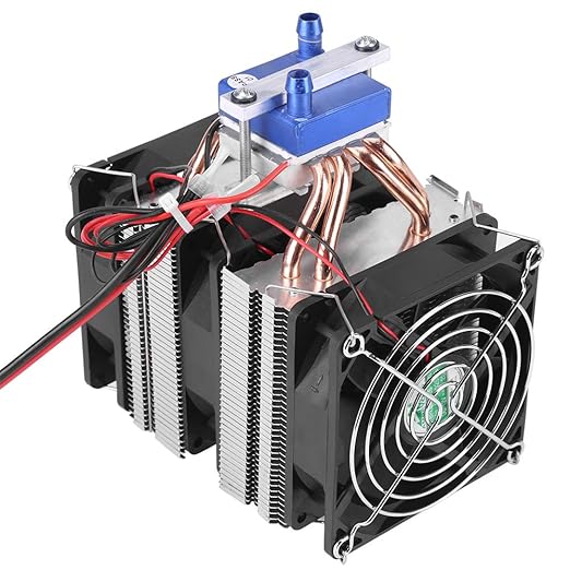 Semiconductor Cooler DC 12V Thermoelectric Cooler Semiconductor Refrigeration Water Chiller Cooling Device for Fish (120W Electroniccomponentfan (180W (Suitable for 40L Fish