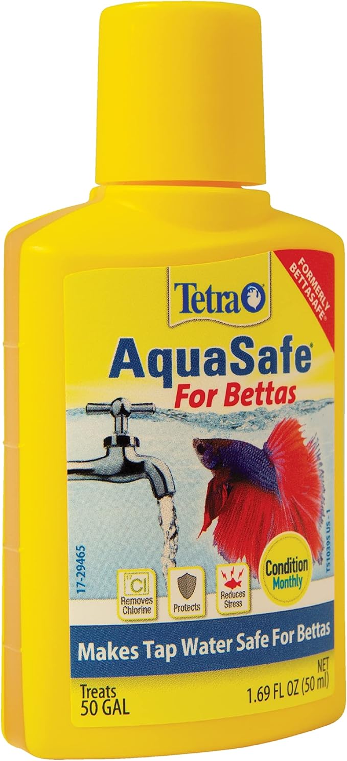 Tetra BettaSafe, Aquarium Water Conditioner for Bettas, 1.69-Ounce, 50ml, Golds & Yellows (16837) (Pack of 2)