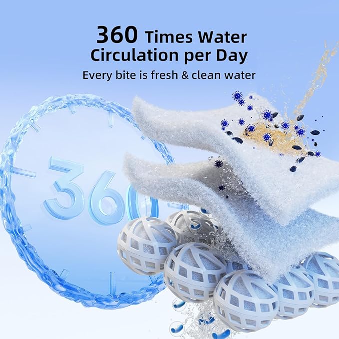 Betta Fish Tank, 2.5 Gallon Aquarium Kit with Modular Filtration, Heater, Light, Self Cleaning, Oxygenation, Small Fish Tank for Guppy, Shrimp