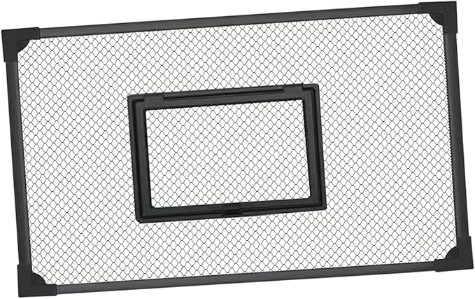 Baoblaze Tank Screen Self Assembly Anti Jumping Net Cover DIY Aquarium Lid Net Easy to Set up Accessories, 60x30cm