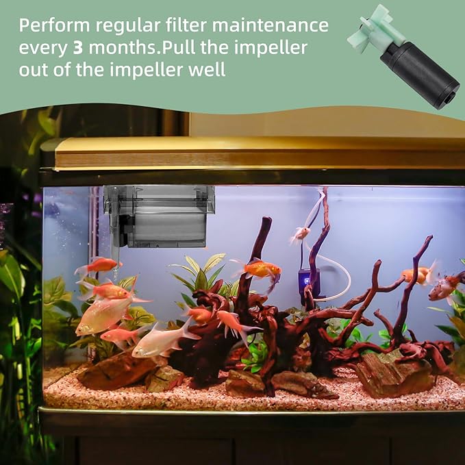 A638 Aquarium Magnetic Impeller Compatible with Aquaclear 110 Power Filter HGA620 Replacement Fish Aquarium Filter Part