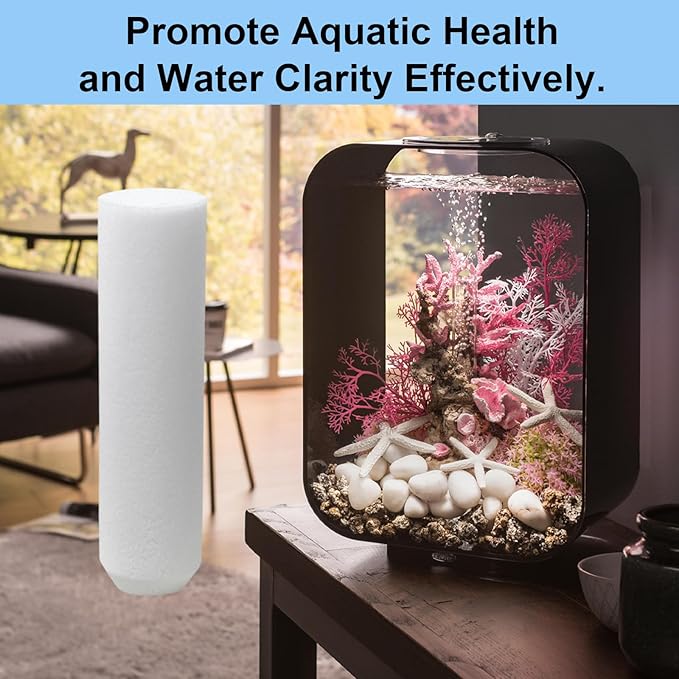 8-Pack Airstone Replacement for BiOrb Aquarium - Compatible with Classic, Halo, Tube, Life - Air Stone & Bubble Stone Diffuser
