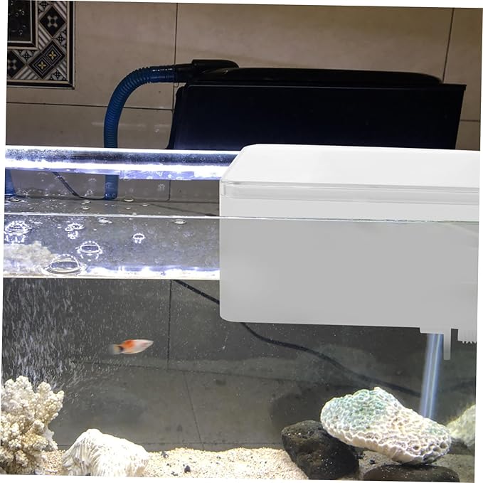 1set Automatic Fish Feeder Programmable Fish Food Dispenser for Small Aquariums Silent Easy Installation and Vacation Feeding