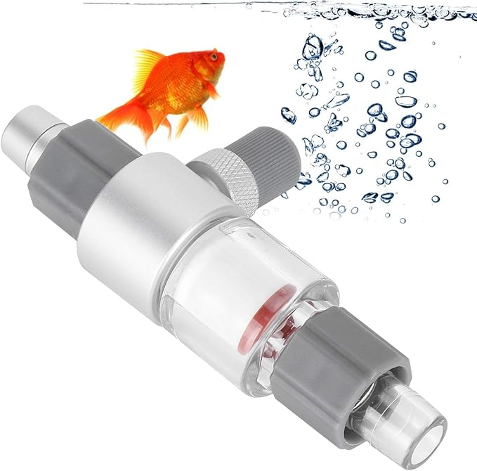 Zerodis Aquarium CO2 Atomizer, Fish Atomizer Outer‑ CO2 Diffuser CO2 Reactor Diffuser Fish Accessory(M1 12/16mm)