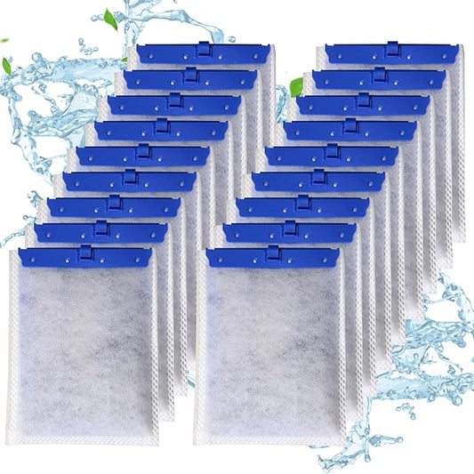18-Pack Large Replacement Filter Cartridges Compatible with Tetra Whisper Bio-Bag Filters Large Aaquarium Filter Cartridges for Whisper 20i/40i /IQ20/30/45/60 PF20/30/40/60 Power Filters (L-18Pack)