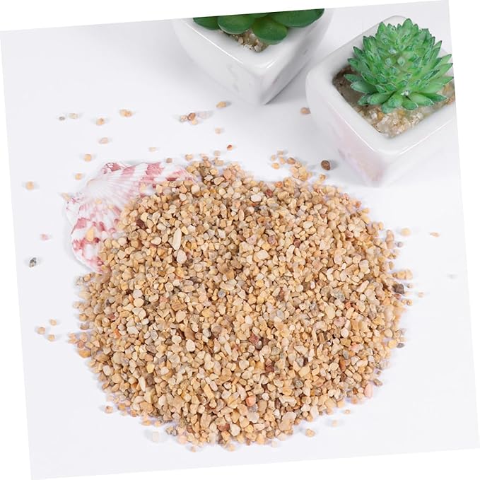 LIOOBO 500g Turtle Tank Bottom Stones Aquarium Sand Natural Decor Safe for Fish Turtle