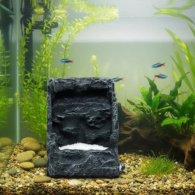 Aquariums Cascading Sand Landscape Non-Fading Color Tanks Rockery Waterfall Resistant Resin Cascading Sand Rockery