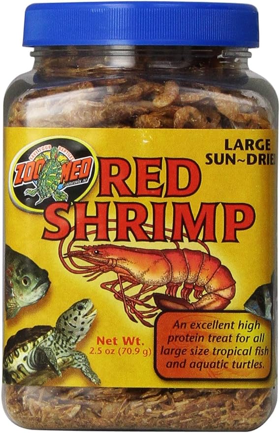 Large Sun-Dried Red Shrimp Food [Set of 2] Size: 2.5 Oz.