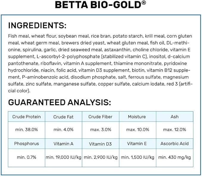 Hikari Tropical Betta Bio-Gold Fish Food, 0.70 oz (20g)