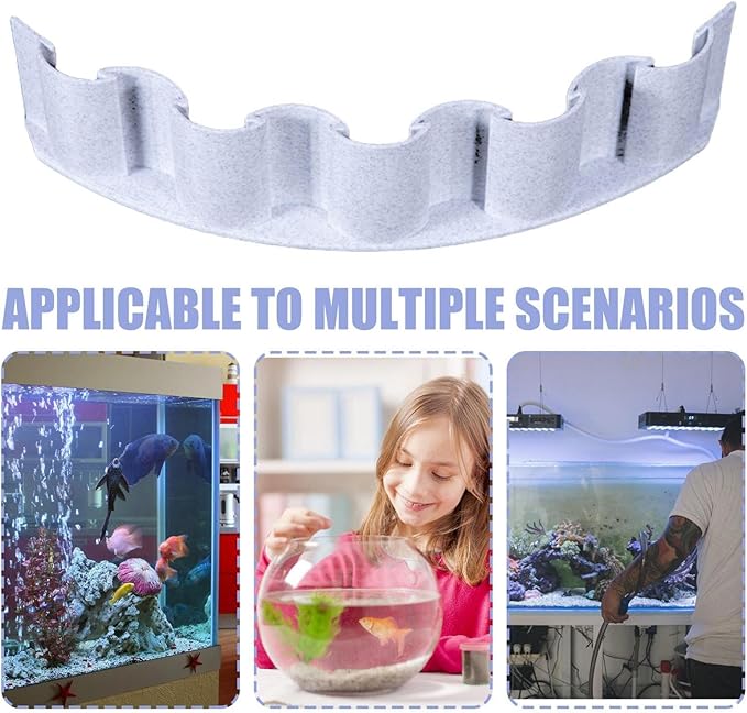 Aquarium Substrate Divider - Fish Tank Sand Screen | Fish Tank Gravel Separator | Fish Tank Gravel Separator Fence, Decorative Landscaping Board, Designed for Sand, Water Grass, and Mud Isolation