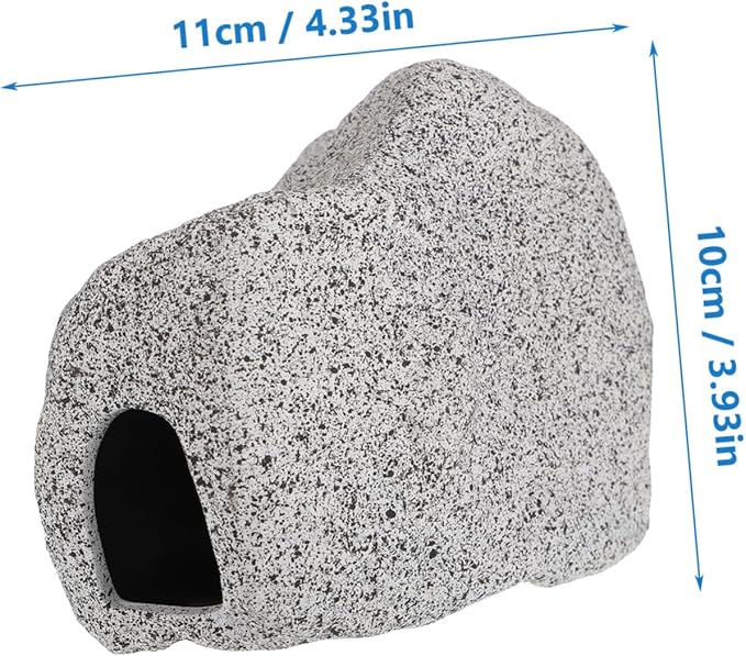 Aquarium Hideout Cave for Fish Shrimp Breeding Sands Fish Hide House Durable for Natural Aquarium Decor Easy to Use for Betta