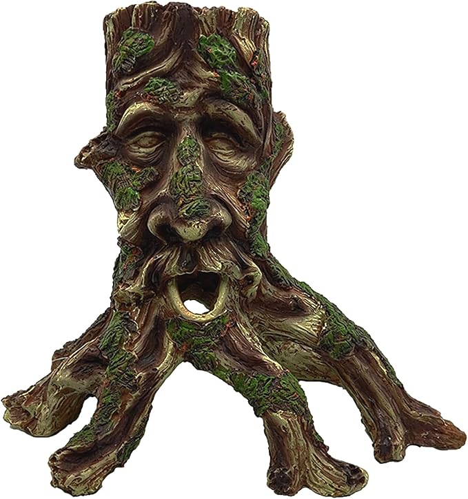 Tfwadmx Large Aquarium Driftwood Decaying Trunk Terrarium Resin Hollow Tree Root Log Ornament Decoration Fish Tank Hideouts Climbing Habitat Accessories for Bearded Dragon Snake Chameleon Reptile