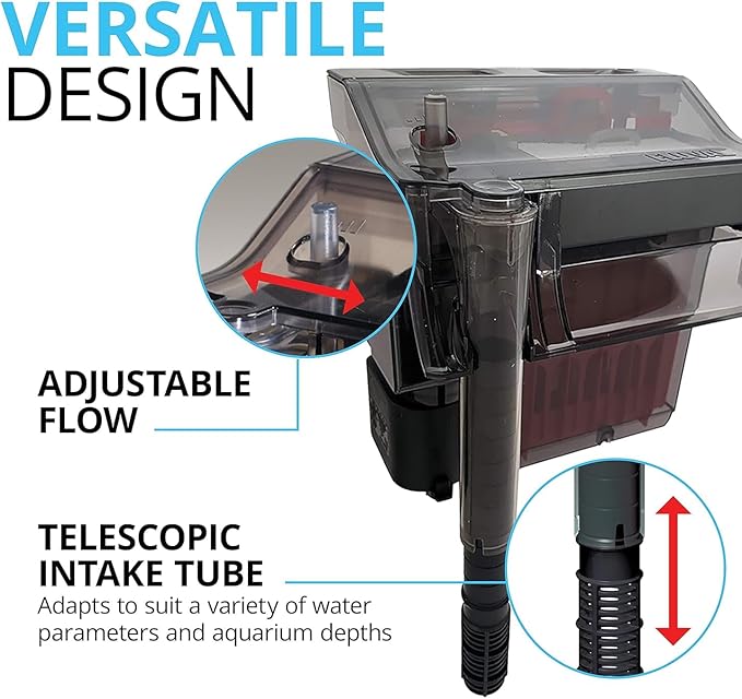 Fluval C3 Power Filter, Fish Tank Filter for Aquariums up to 50 Gal.