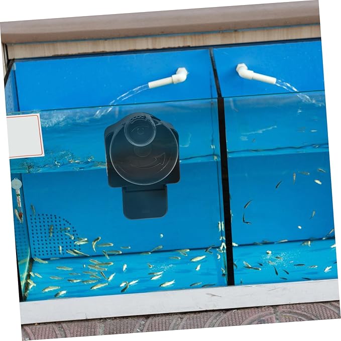 Balacoo Automatic Fish Feeder for Aquarium and Small Tank, Mechanical Timing Food Dispenser, Batteryless Fish and Turtle Feeding Tool for Vacation Use