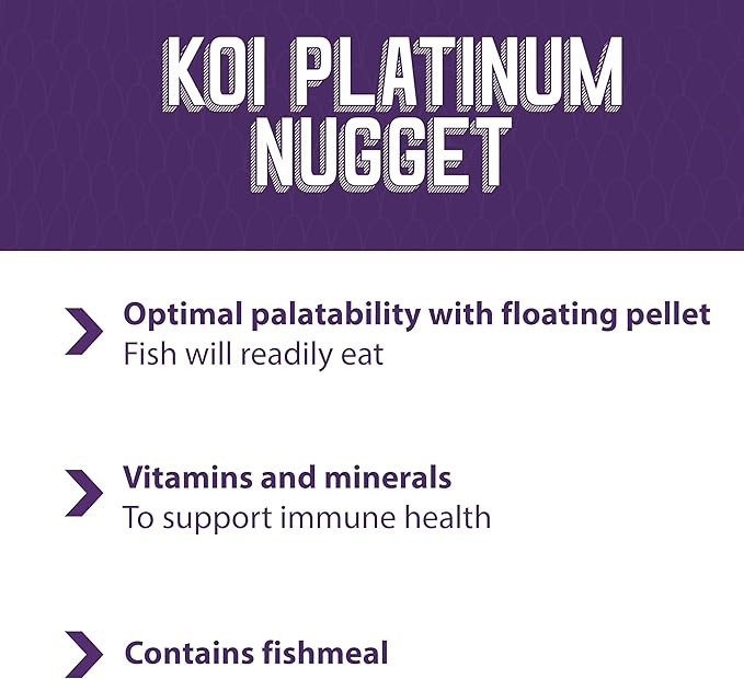 Mazuri | Koi Floating Platinum Nuggets| 20 Pound (20 lb.) Bag