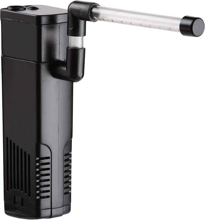 NICREW Aquarium Internal Filter, Submersible Power Filter with Multiple Function for Fish Tanks 5-10 Gallon, 53 GPH, 5W