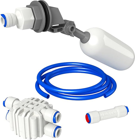 AquaticLife Auto Shut-Off Float Valve Kit for RO, RO/DI Reverse Osmosis System Units Water Filter Parts and Accessories