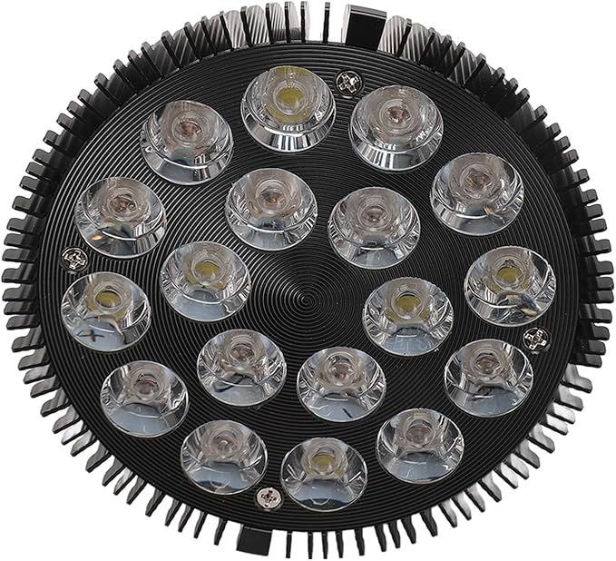 LED Aquarium Lights Bulb, 18W Saltwater Aquarium Light, Aquarium Plant Lights Fish Tank Bulb with 6 Band Full Spectrum, Fish Tank Light for Fresh Water Light Multi Color,
