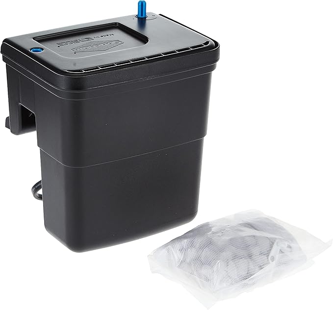 Seachem Tidal Power Aquarium Filter - 35 Gallon Large Fish Tank Filter,black