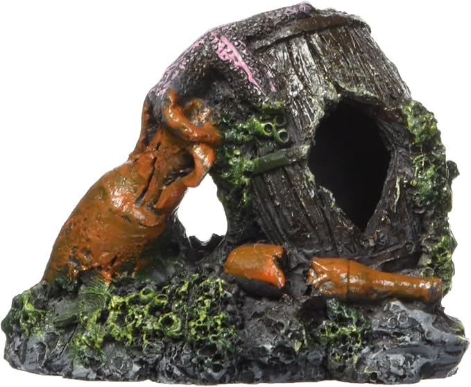 Penn-Plax Barrel Ornament, Mini