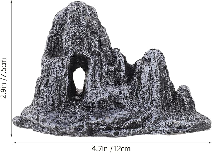 Zerodeko Mini Rockery Ornament for Indoor Bonsai Decor Delicate Rockery Design for Landscape Gardening Lightweight Simulation Shape for Sand Table Decoration