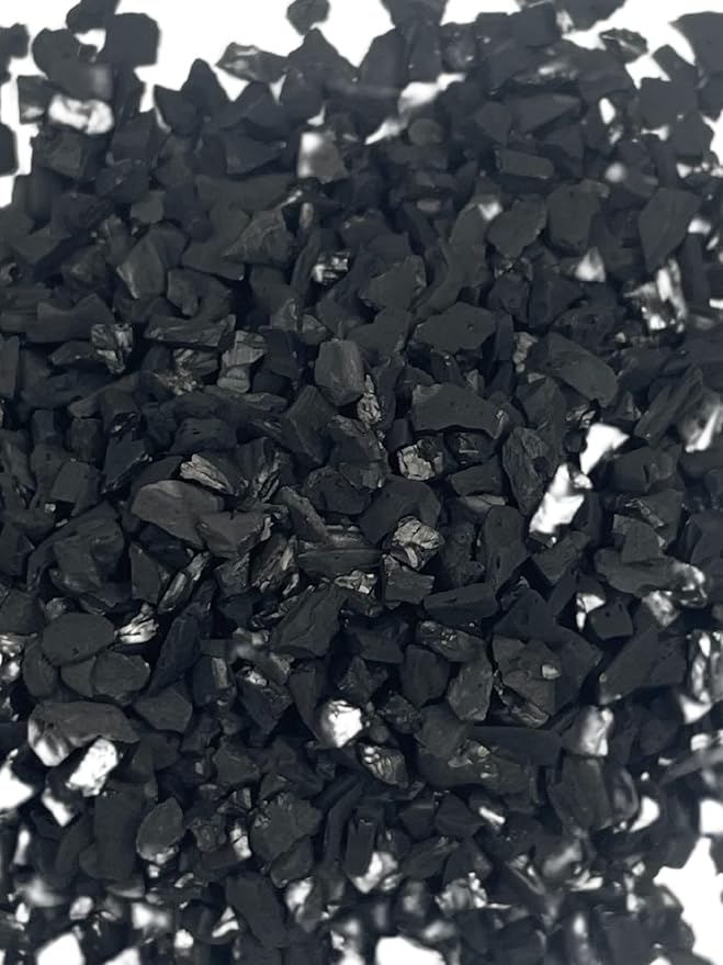 IPW Industries Inc. - 5lbs. Activated Charcoal Carbon - Mesh Coconut Shell GAC Media for Whole House Water Filtration & Aquarium Tanks' Water Purifier 8x16 Mesh