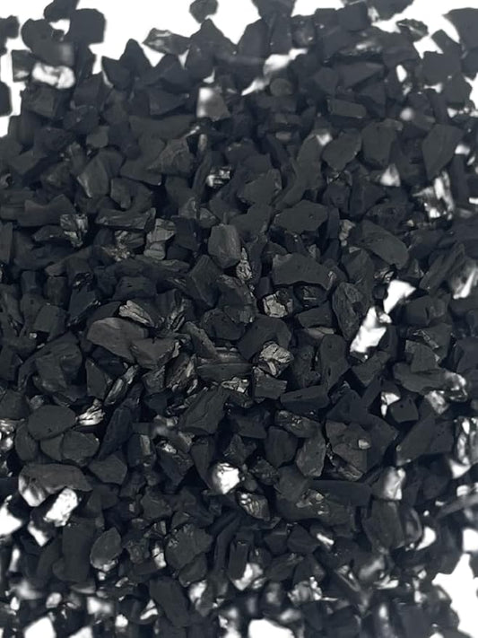 IPW Industries Inc. - 5lbs. Activated Charcoal Carbon - Mesh Coconut Shell GAC Media for Whole House Water Filtration & Aquarium Tanks' Water Purifier 8x16 Mesh