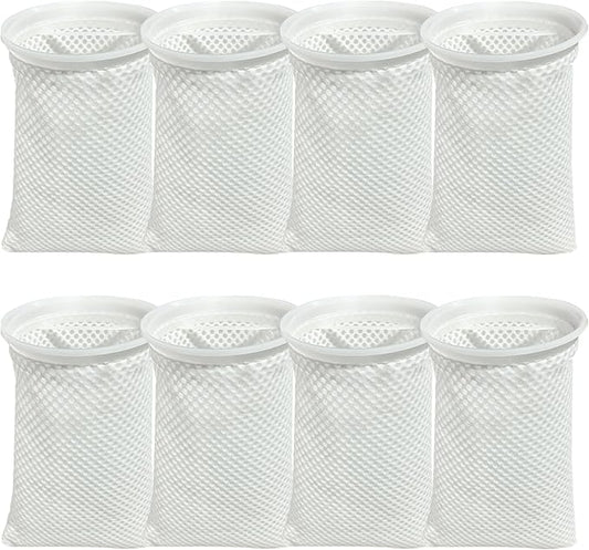 8 Pcs 7 Inch Filter Socks 150 Micron, Honeycomb 3D Filter Socks for Saltwater Aquarium, Sump Filter Sock, Reef Filter Sock Bags